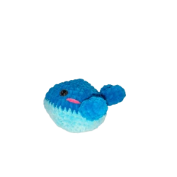 Fatomte, whale doll ،Blue ، 3 piece 15*16*8 cm