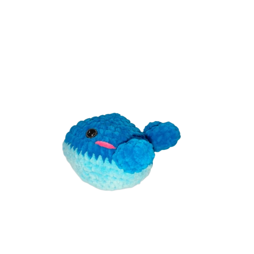 Fatomte, whale doll ،Blue ، 3 piece 15*16*8 cm