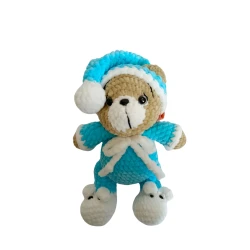 Doll made of soft velvet threads, teddy bear, length 39 cm, width 17 cm, ,fatomte