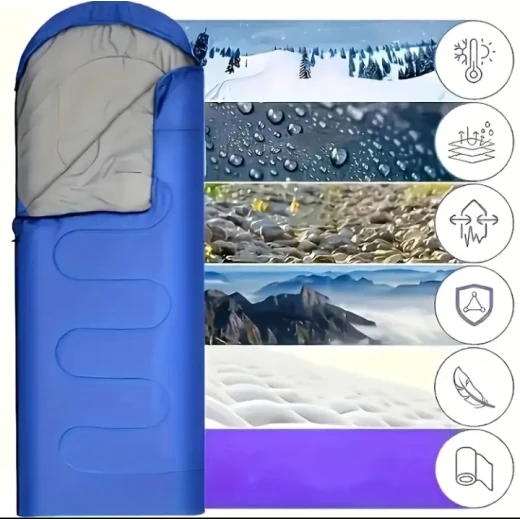 Tactical Sleep Bag blue  Size 200/70 - Tactical - Image 3