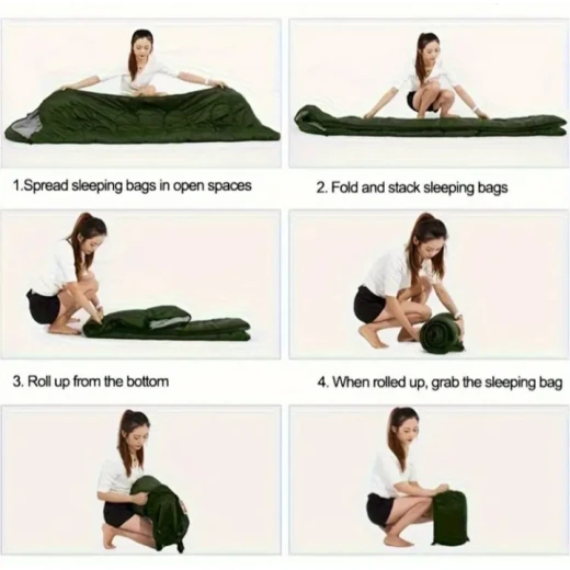 Tactical Sleep Bag green Size 200/70 - Tactical - Image 5