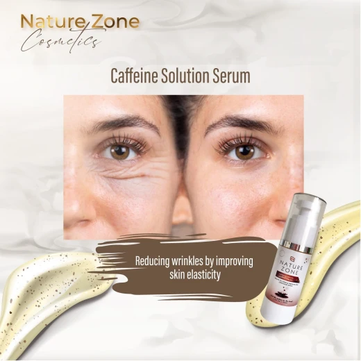 Nature Zone Revitalize Your Skin with Natural Caffeine Serum For Face & Under Eyes - Combat Acne, Dark Circles, Fine Lines, Wrinkles, Anti-Aging For Men & Women (1.06 Fl Oz) - nature zone - Image 4