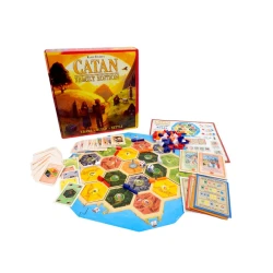 Catan Family Edition Board Game - Embark On A Quest For Settlement! Strategy Game For Kids & Adults, Ages 10+, 3-4 Players, 60 Minute Playtime
