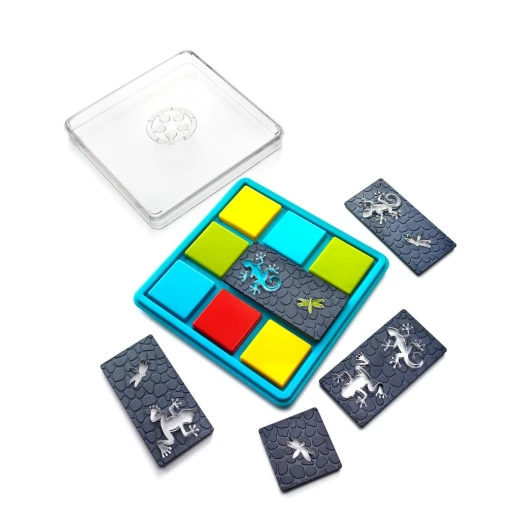SmartGames Color Catch Logic Board Game for 1 Player – Includes 60 Challenging Puzzles to Develop Logical Thinking, Concentration and Problem-Solving Skills, Suitable for Ages 7 to Adults