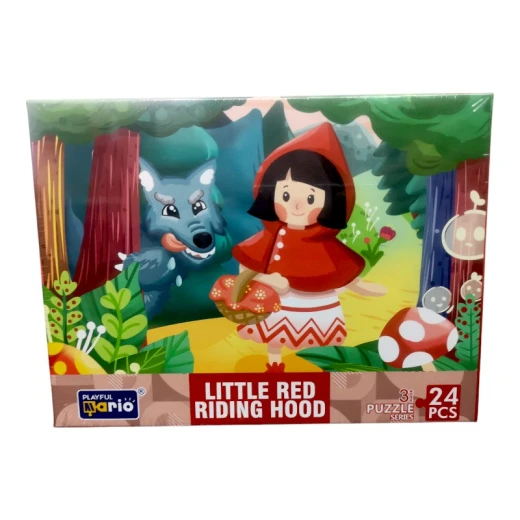 Puzzle Series Little Red Riding Hood 50x34 cm 24 pcs HAO XIANG PLAYFUL Mario - Hao xiang - Image 2