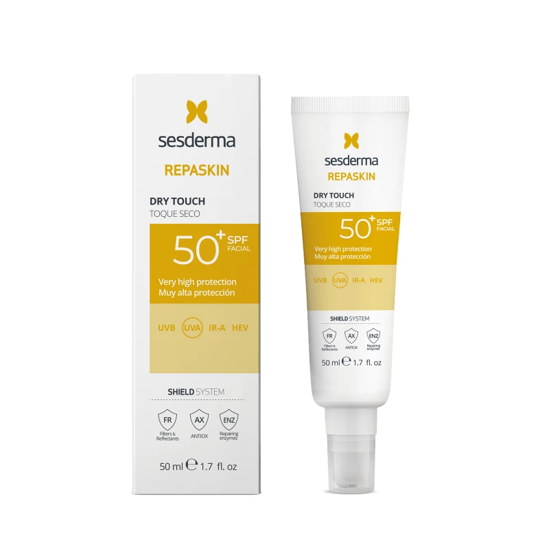 واقي الشمس ريباسكن دراي تاش SPF 50+ 50 مل من سيسديرما - سيسديرما