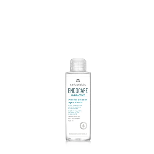 Endocare Hydractive Micellar Solution 100ml Gentle Hydrating Facial Cleanser Makeup Remover for All Skin Types Suitable for Sensitive Eyes Hypoallergenic