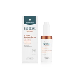 Endocare Radiance C Ferulic Edafence Serum 30ml Antipollution Antioxidant for All Skin Types Noncomedogenic Strengthens Skin Barrier