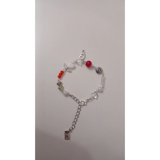 Red angelic beads bracelet - Angel - Image 3