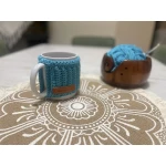 Daf'aa Crochet Cover Cup Protective and Decorative Cup Cover Handmade Crochet Design - Daf'aa