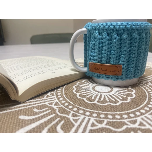 Daf'aa Crochet Cover Cup Protective and Decorative Cup Cover Handmade Crochet Design - Daf'aa - Image 2