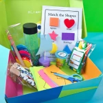 Wenzo Craft Box Preschool Contains 8 Activities Rainbow Colors - wenzo craft box