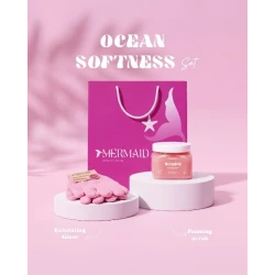 Mermaid Ocean Softness Gift Set of Body Scrub and Exfoliating Gloves