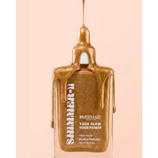 Mermaid Shimmering Body Oil Gold Glow 100 ml - Mermaid - Image 2