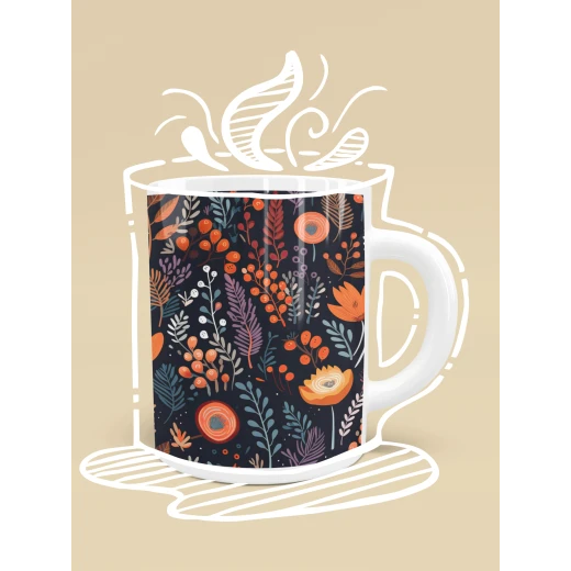 benosh crafts,boho folral,boho style,12oz,1 piece - Benosh - Image 5