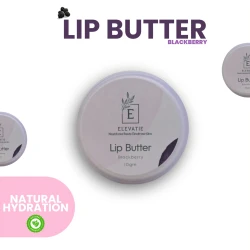 Elevatie Blackberry Lip Butter 10g Hydrating Treatment for Soft Smooth Lips Daily Care