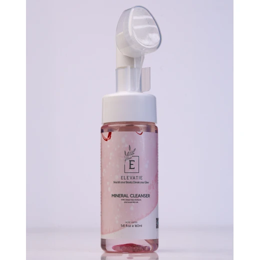 Elevatie Facial cleanser and purifier with natural Damask rose water 160ml – Deep cleansing and superior hydration – For all skin types – Lasting radiance and softness - Elevatie - Image 2