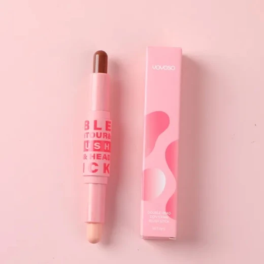 يويوسو - قلم تحديد وأحمر خدود مزدوج الرأس - 02 يويوسو - قلم تحديد وأحمر خدود مزدوج الرأس - 02