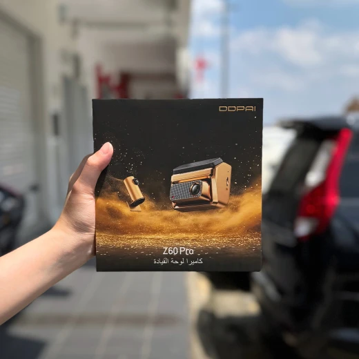 DDPAI Z60 4K Pro Dual Channel Dash Cam (Gold Version) with ultra-clear 4K recording, dual front and rear cameras, advanced night vision, built-in GPS, Wi-Fi connectivity, and loop recording for complete driving protection - Ddpai - Image 4