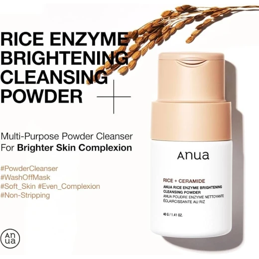 Anua Rice Enzyme Brightening Cleansing Powder 40g - Anua - Image 2