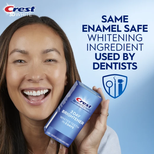 Crest 3D White professional transformation Whitening Strips, 1 Upper & 1 Lower Strip, daily use - Crest - Image 3