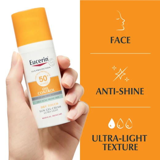 Eucerin Sun Protection Oil Control Spf50+ Sun Gel-cream Dry Touch - Eucerin - Image 2