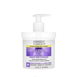 Advanced Clinics Hyaluronic Acid Instant Moisturizing Skin Cream -454g
