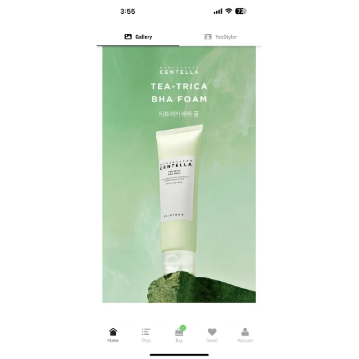 Madagascar Centella Tea-Trica BHA Foam - Skin1004 - Image 2