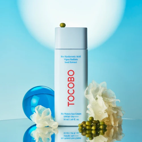 TOCOBO Bio Watery Sun Cream SPF 50+ PA++++, 50 ml – lightweight watery sunscreen with high UV protection, fast-absorbing formula that hydrates the skin and leaves a fresh, non-greasy finish - Tocobo - Image 4