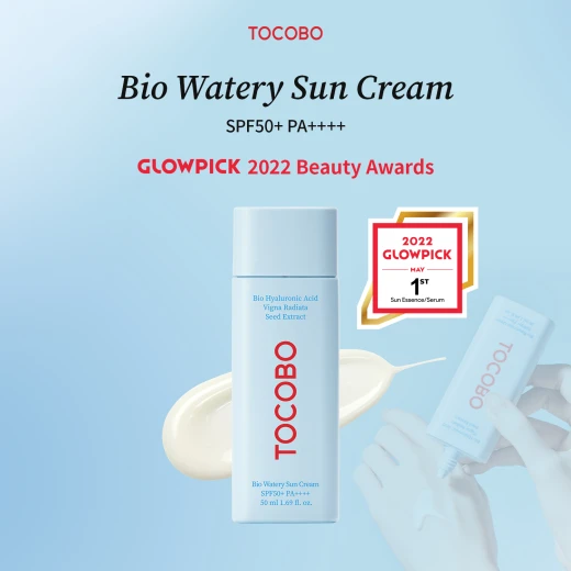 TOCOBO Bio Watery Sun Cream SPF 50+ PA++++, 50 ml – lightweight watery sunscreen with high UV protection, fast-absorbing formula that hydrates the skin and leaves a fresh, non-greasy finish - Tocobo - Image 3