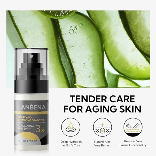 lanbena exfoliating peeling spray - LANBENA - Image 3