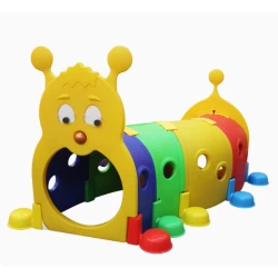 Adventure Caterpillar Play Tunnel / Kids' Crawl-Through Caterpillar Tunnel