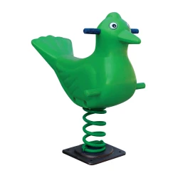 Green Bird Spring Rider  Bouncy Bird Playground Toy