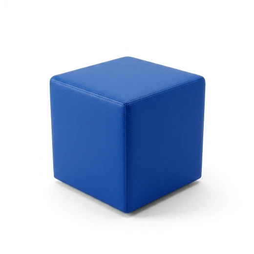Premium Leatherette Cube Seat - Versatile Footstool & Extra Seating Premium Leatherette Cube Seat - Versatile Footstool & Extra Seating