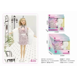 Pretty Princess Fashion Doll Set - Dress-Up Doll with Fur Wrap and Accessories (Ages 3+)