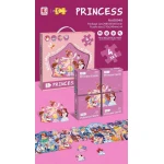 بازل Princess 4 في 1 للأطفال (NO. 88948) - قلعة الأميرة وحفل القلعة - 4 ألغاز مختلفة - تنمية التفكير المنطقي - 3 سنوات فما فوق - ماي دولي