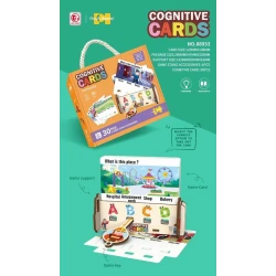 PlayfulMario Cognitive Cards Learning Game (NO. 88933) - 30 PCS - Profession & Location Matching - Develop Thinking & Reactivity for Ages 3+
