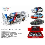 نموذج سيارة BMW M3 (E30) رالي/سباق داي-كاست بمقياس 1:24 - سيارة كلاسيكية مع صوت وإضاءة - ماي دولي