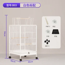 Wimow Large Bird Cage | Safe and Comfortable Home for Parrots and Canaries | Bird Supplies