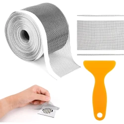 Mesh Drain Hair and Dirt Remover Roll Cut-to-Size PVC Filter for Sink & Shower Drains Prevents Clogs by Catching Hair and Debris Durable & Easy to Use
