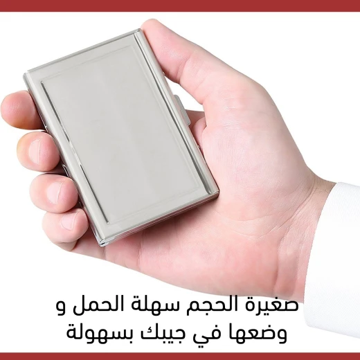 حامل بطاقات العمل من الجلد 6 فتحات منظم بطاقات الائتمان حماية - Eastnights - Image 3