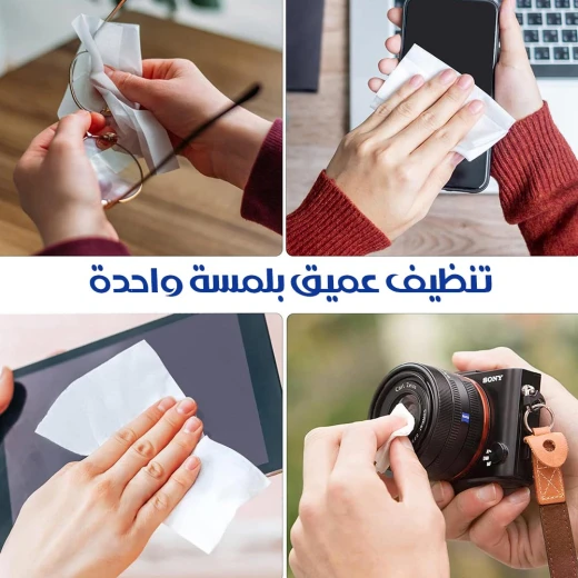 100 قطعة لتنظيف العدسات والشاشات - Image 5