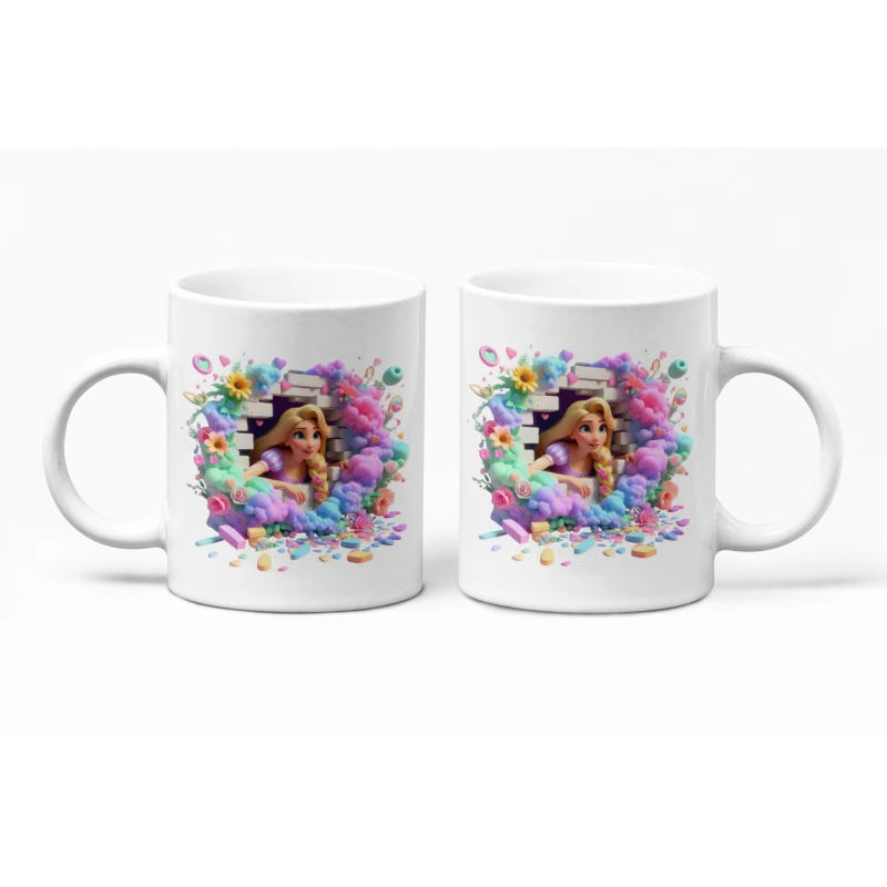كوب سيراميك ديزني رابونزل سعة 11 أونصة - بي كرافتّي
