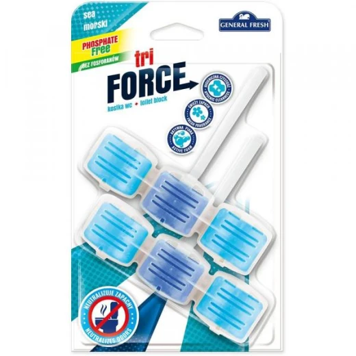 Tri FORCE Toilet Rim Block 3 in 1 Hygiene Cleanliness foaming Intense SEA FRESH 2PCS 90 G Tri FORCE Toilet Rim Block 3 in 1 Hygiene Cleanliness foaming Intense SEA FRESH 2PCS 90 G