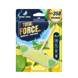 Total Force Toilet Rim Block 3 in 1 Hygiene Cleanliness foaming Intense citrus 40g 
