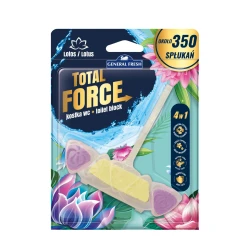 Total Force Toilet Rim Block 3 in 1 Hygiene Cleanliness foaming Intense Lotus 40g