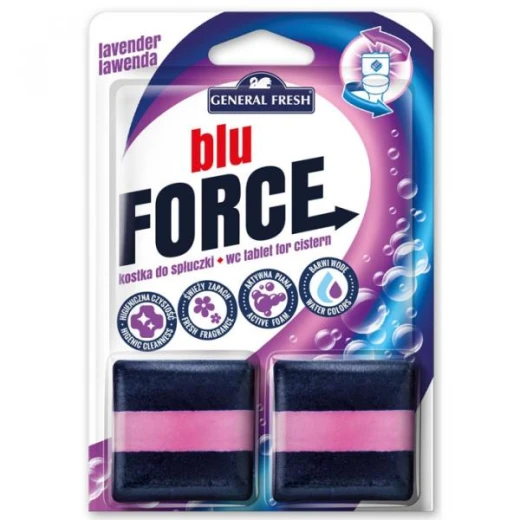 Blu FORCE Toilet Cistern Block Hygiene Cleanliness coloring Lavender Fresh 2 pcs 100g Blu FORCE Toilet Cistern Block Hygiene Cleanliness coloring Lavender Fresh 2 pcs 100g