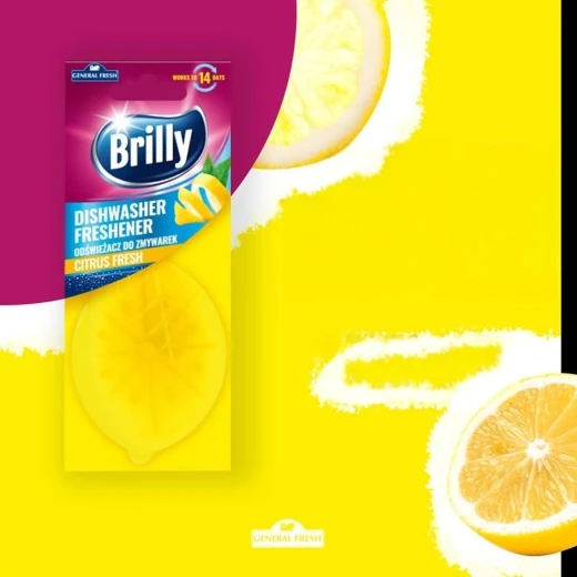 Brilly Dishwasher Freshener with Refreshing Lemon Scent - Brilly - Image 3