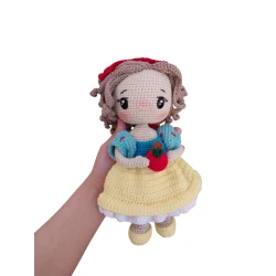 Snow white amigurumi doll 30 cm