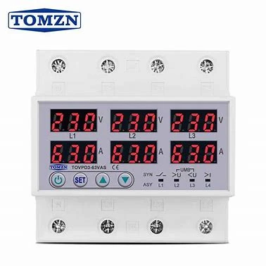 قاطع دائرة ذكي مع عداد من Tomzn (DTS238)، ثلاثي الطور 4P، 80 أمبير- تومزن - تومزن - Image 2